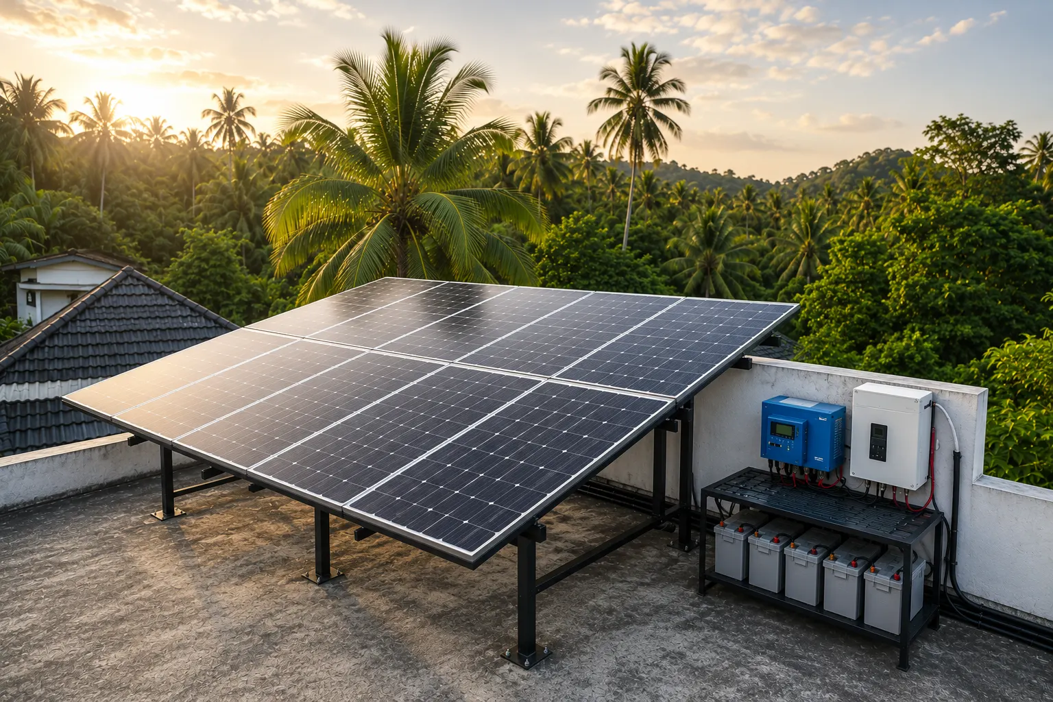 Off Grid Solar System Installation in Kerala